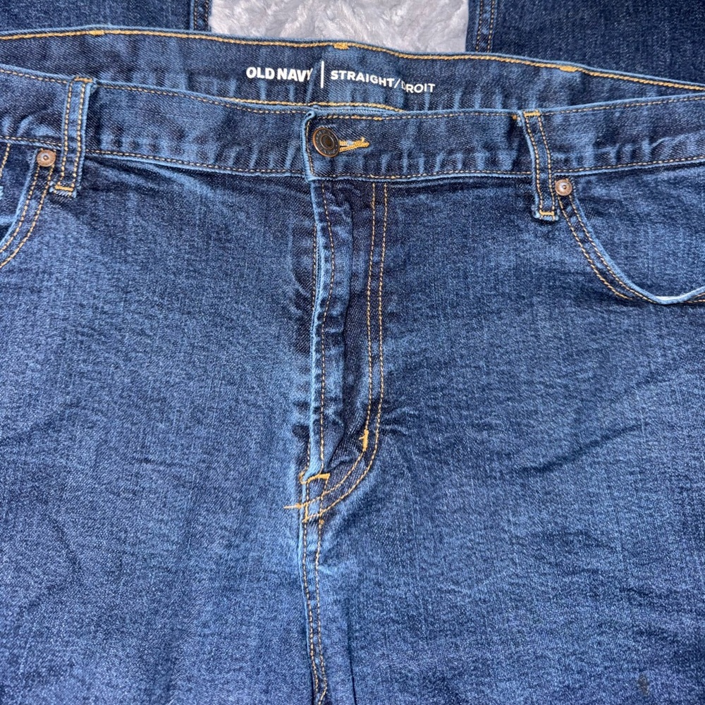 Old Navy Men’s Straight Jeans 44 x 30 Dark